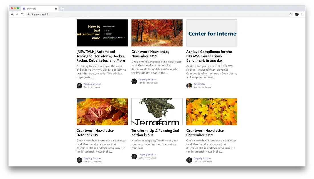 The Gruntwork Blog